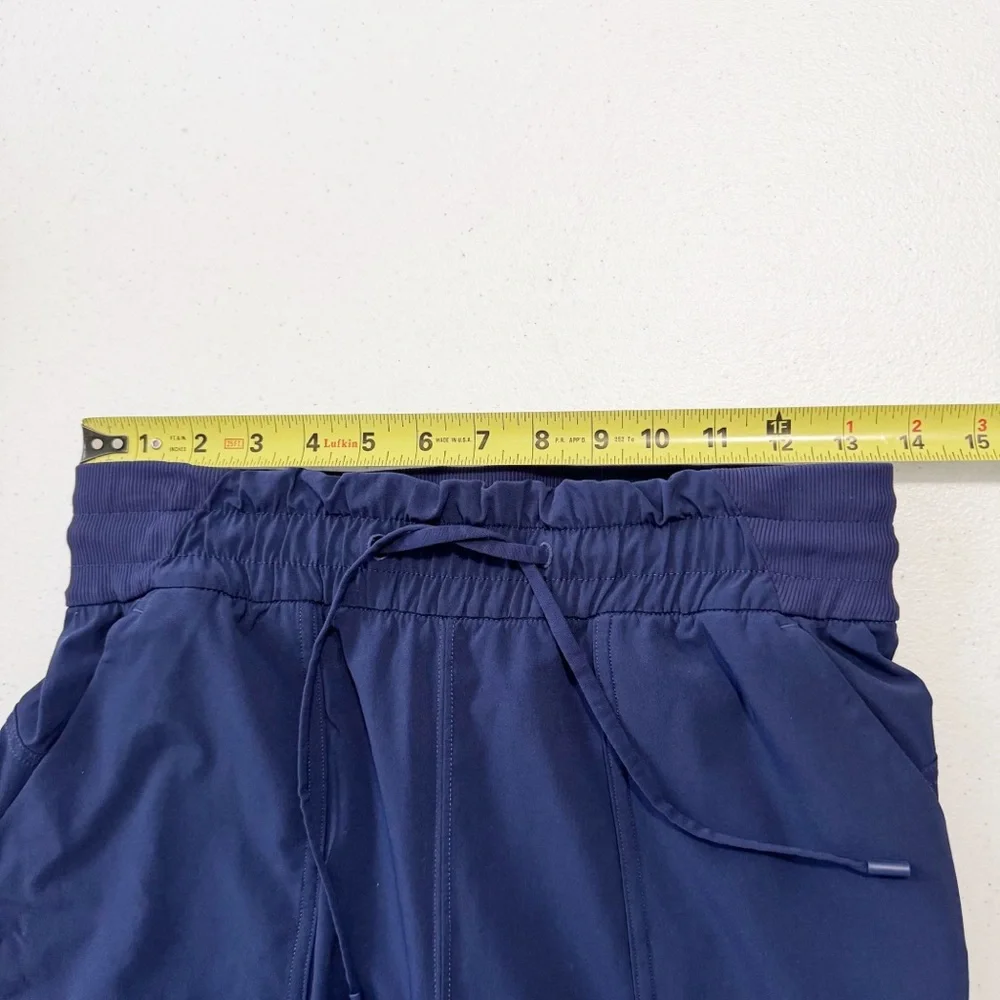 Lululemon Beyond The Studio High Rise Crop Pant Blue 6